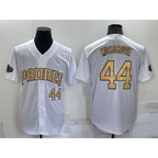 San Diego Padres #44 Joe Musgrove Number White Jereymy 2022 All Star Stitched Cool Base Jersey