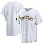 Colorado Rockies Blank White Jereymy 2022 All-Star Cool Base Stitched Jersey