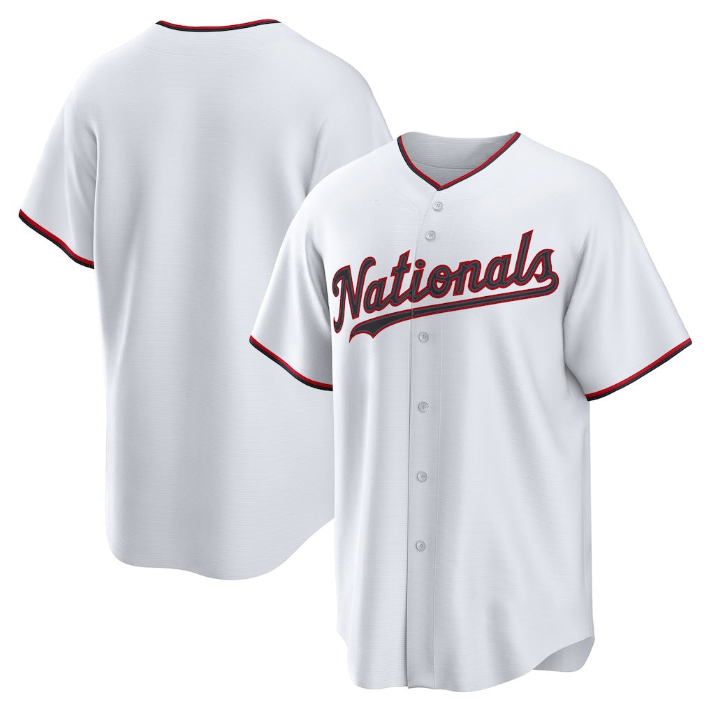 Washington Nationals White Jereymy Home Replica Jersey