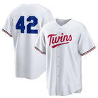 Minnesota Twins #42 Jackie Robinson White Jereymy Home 2025 Day Replica Jersey