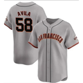 San Francisco Giants #58 Nick Avila Gray Jereymy Away Limited Stitched Jersey