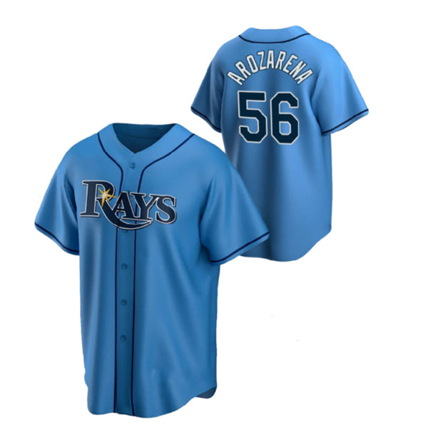 Tampa Bay Rays #56 Randy Arozarena Blue Jereymy Cool Base Stitched Jersey