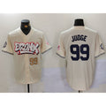 New York Yankees #99 Aaron Judge Cream Jereymy Limited Stitched Jerseys