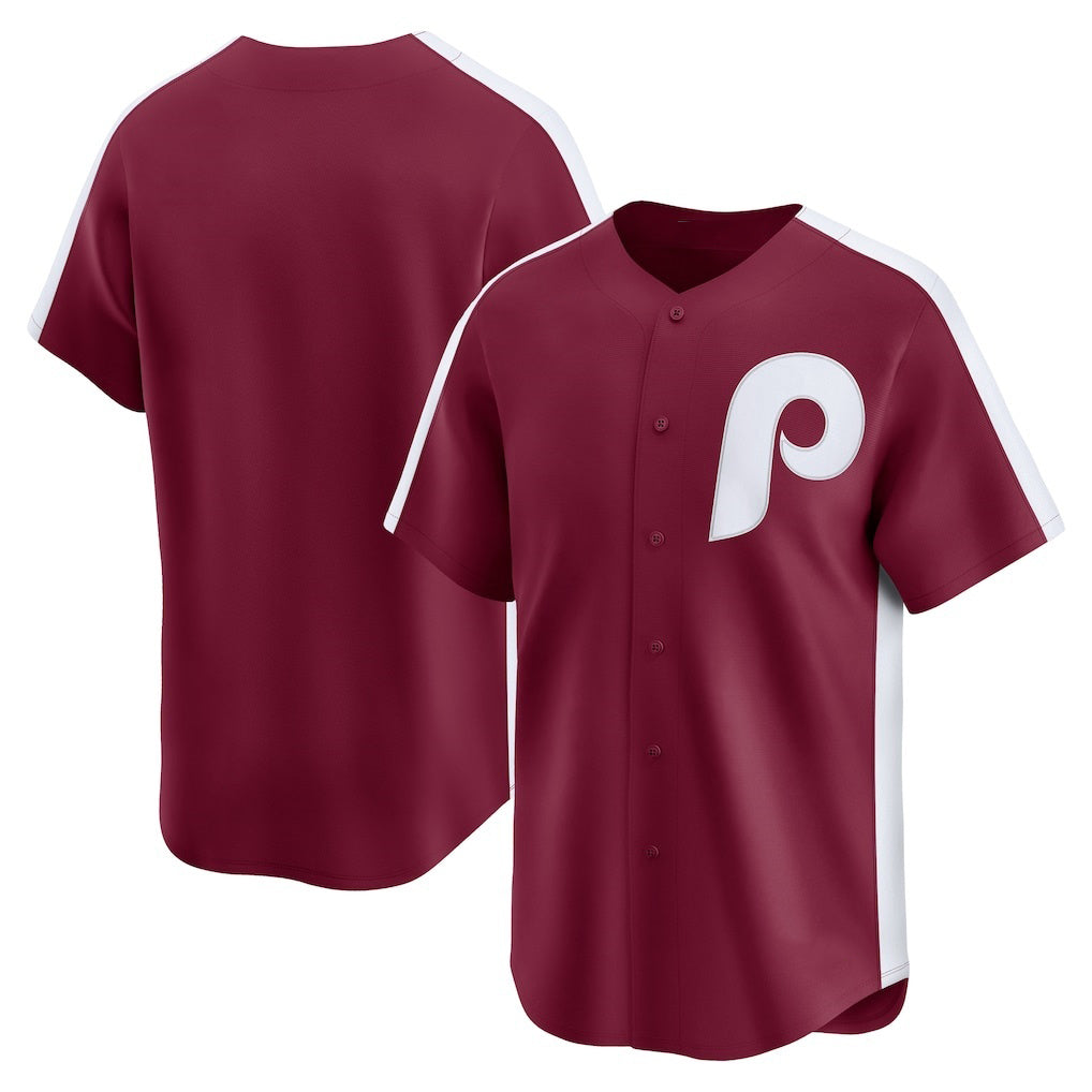 Philadelphia Phillies Maroon Jereymy Throwback Cooperstown Collection Limited Jersey