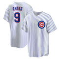 Chicago Cubs #9 Miguel Amaya White Jereymy Home Replica Jersey