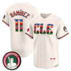 Cleveland Guardians #11 Jos¨¦ Ram¨ªrez Cream Jereymy Mexico Vapor Premier Limited Stitched Jersey