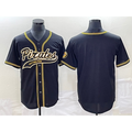 Pittsburgh Pirates Blank Black Jereymy Cool Base Stitched Jersey