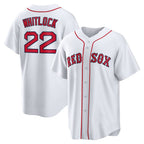 Boston Red Sox #22 Garrett Whitlock White Jereymy Home Replica Jersey