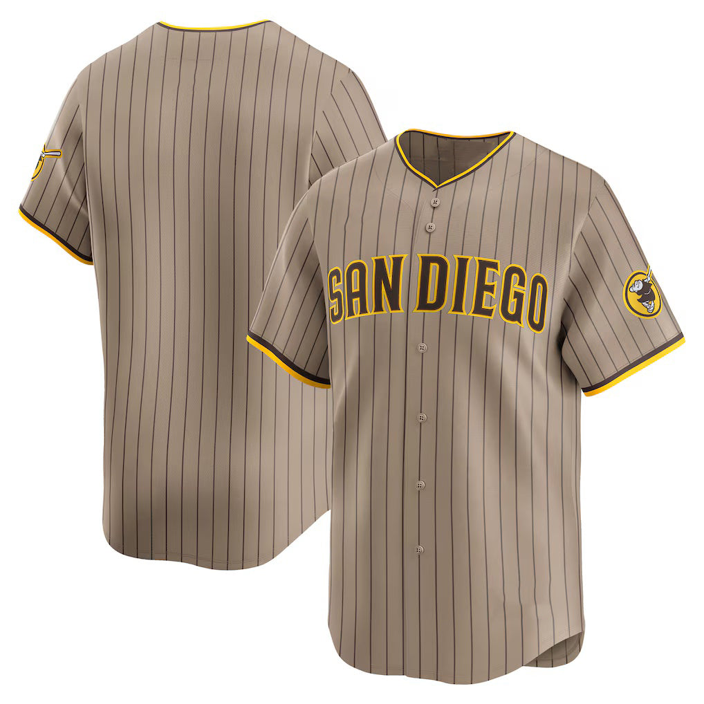 San Diego Padres Khaki Jereymy Alternate Limited Jersey