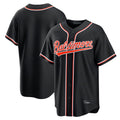 Baltimore Orioles Black Jereymy Out Fashion Home Game Blank Player Stitched Jerseys