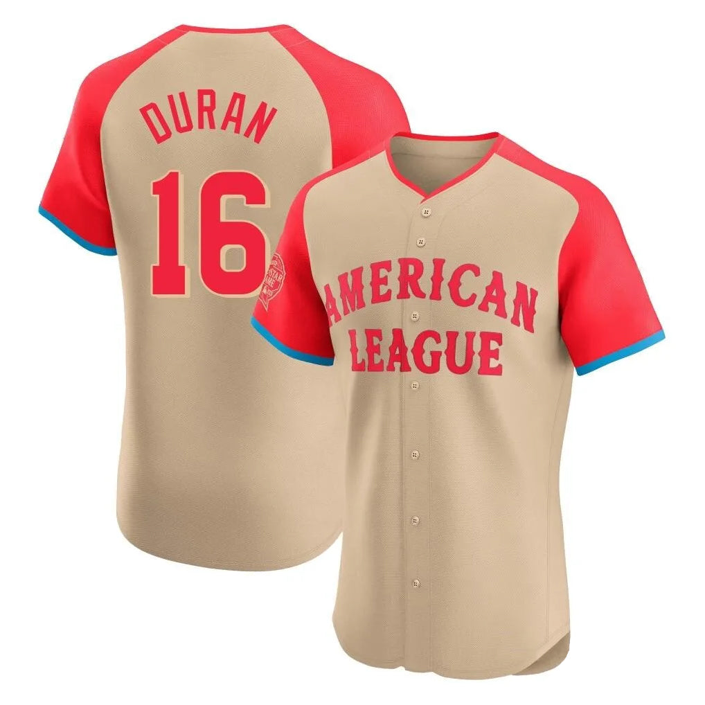 Boston Red Sox #16 Jarren Duran Player Cream Jereymy All-Star Short-Sleeved Limited Elite Home Game Stitched Jerseys