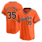 Baltimore Orioles #35 Adley Rutschman Player Orange Jereymy T-shirt Limited Home Game Stitched Jerseys