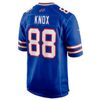 B.Bills #88 Dawson Knox Royal Jereymy Game Jersey