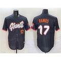 San Francisco Giants #17 Heliot Ramos Anthracite Jereymy 2025 City Connect Limited Stitched Jersey