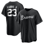 Atlanta Braves #23 Michael Harris II Player Black Jereymy Home Game Stitched Jerseys