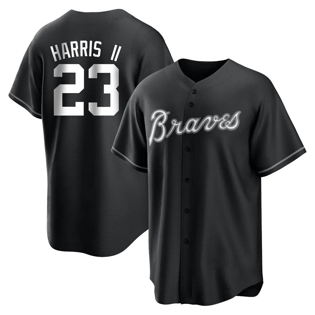 Atlanta Braves #23 Michael Harris II Player Black Jereymy Home Game Stitched Jerseys