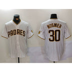San Diego Padres #30 Eric Hosmer White Jereymy Stitched Cool Base Jersey 2