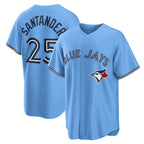 Toronto Blue Jays #25 Anthony Santander Light Blue Jereymy Alternate Replica Jersey