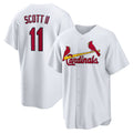 St. Louis Cardinals #11 Victor Scott II White Jereymy Home Replica Jersey