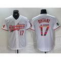 Los Angeles Dodgers #17 Shohei Ohtani White Jereymy Mexico Cool Base Stitched Jersey