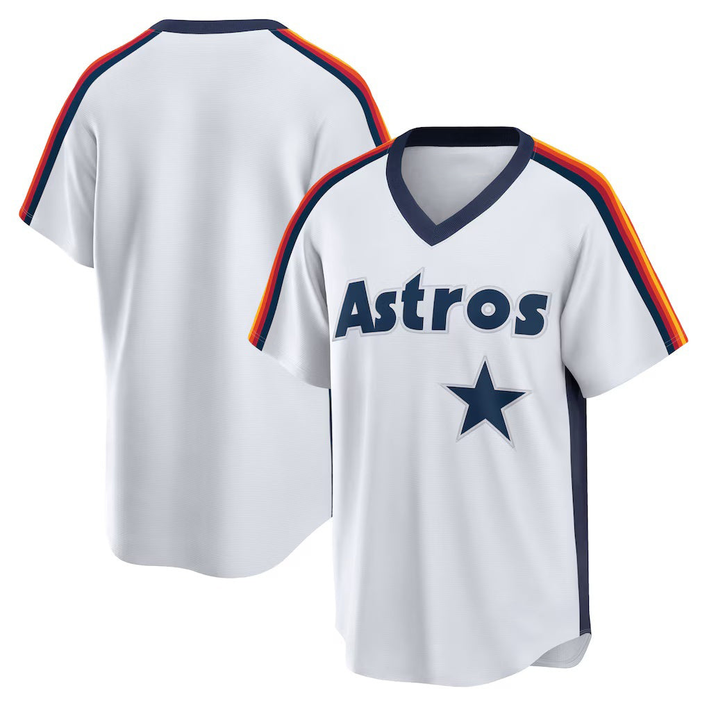 Houston Astros White Jereymy Home Cooperstown Collection Player Jersey
