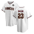Arizona Diamondbacks #23 Zac Gallen White Jereymy 2023 World Series Cool Base Stitched Jersey