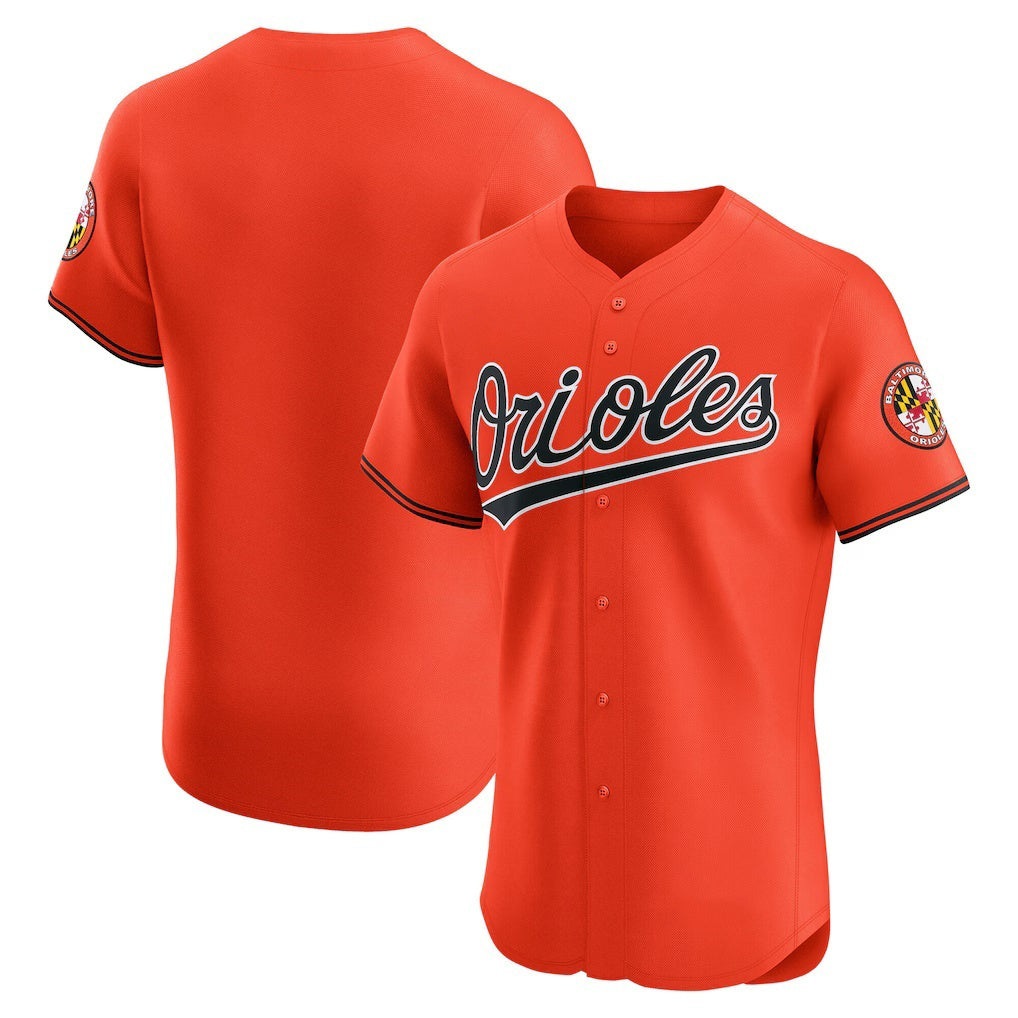 Baltimore Orioles Orange Jereymy Alternate 2 Elite Jersey