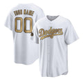 Custom Los Angeles Dodgers Active Player White Jereymy 2022 All-Star Cool Base Stitched Jersey