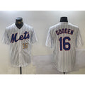 New York Mets #16 Dwight Gooden White Jereymy Cool Base Stitched Jerseys