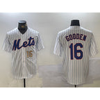 New York Mets #16 Dwight Gooden White Jereymy Cool Base Stitched Jerseys