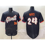 San Francisco Giants #24 Willie Mays Anthracite Jereymy 2025 City Connect Limited Stitched Jersey