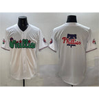 Philadelphia Phillies Team Big Logo White Jereymy Phanatic Limited Stitched Jersey