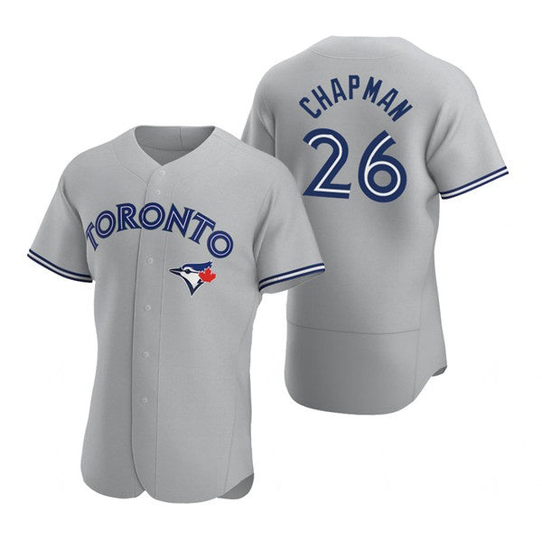Toronto Blue Jays #26 Matt Chapman Grey Jereymy Flex Base Stitched Jersey