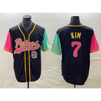 San Diego Padres #7 Ha Seong Kim Black Jereymy NEW 2023 City Connect Cool Base Stitched Jersey
