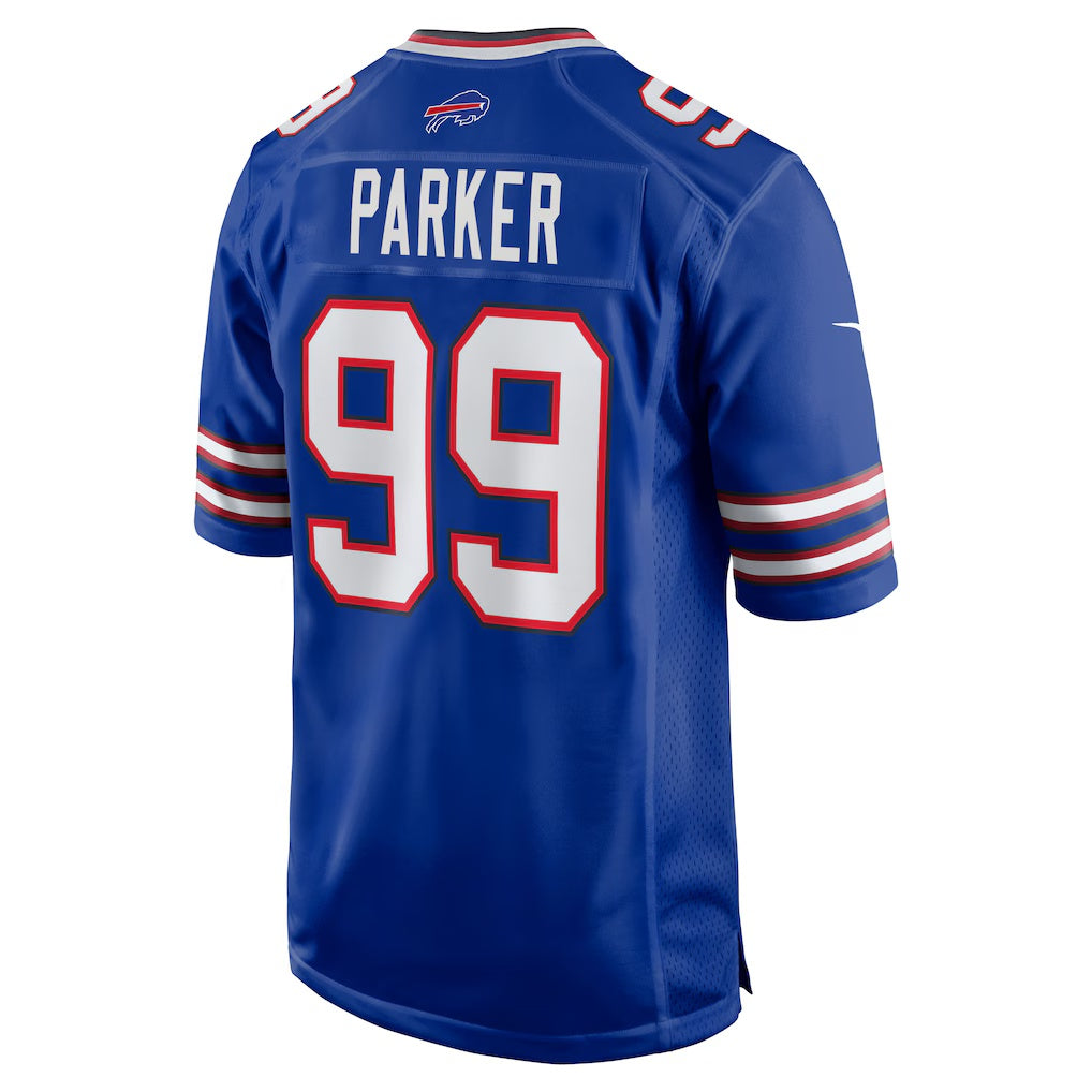 B.Bills #99 T.J. Parker Royal Jereymy Game Jersey