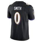 B.Ravens #0 Roquan Smith Black Jereymy Alternate Vapor F.U.S.E. Limited Jersey