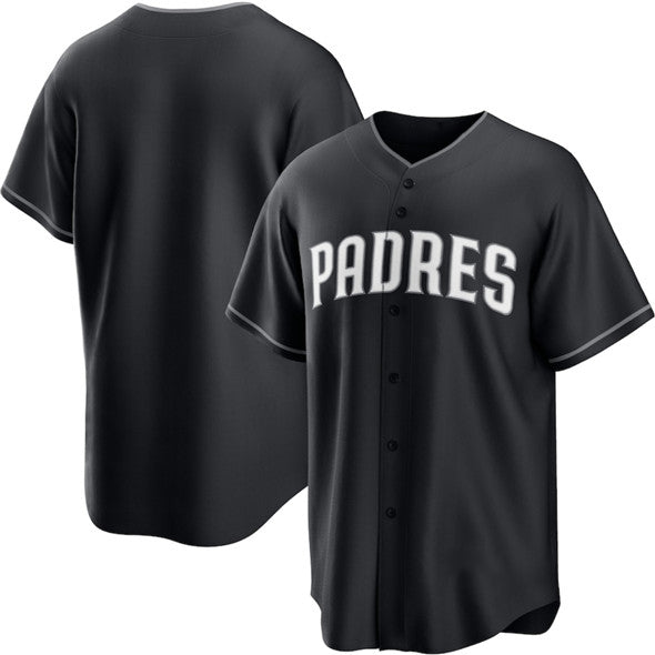 San Diego Padres Blank Black Jereymy Lights Out Limited Stitched Jersey