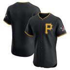 Pittsburgh Pirates Black Jereymy Alternate Vapor Premier Elite Patch Jersey