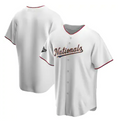 Washington Nationals White Gold Jereymy 2019 World Series Champions Blank Cool Base Jersey