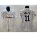 New York Yankees #11 Anthony Volpe White Jereymy Bronx Graffiti Vapor Limited Stitched Jersey