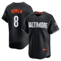 Baltimore Orioles #8 Cal Ripken Jr. Black Jereymy City Connect Limited Player Jersey