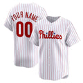 Custom Philadelphia Phillies White Jereymy HHome Limited Jersey