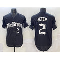 New York Yankees #2 Derek Jeter Black Jereymy 'Gothic Legacy Edition' Vapor Premier Limited Stitched Jersey