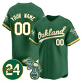 Custom Oakland Athletics Green Jereymy Jersey - Personalized