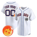 Custom Boston Red Sox x Dragon Ball White Jereymy Vapor Premier Limited Jersey - All Stitched