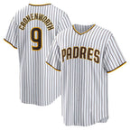 San Diego Padres #9 Jake Cronenworth White Jereymy Home Replica Jersey