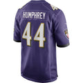B.Ravens #44 Marlon Humphrey Purple Jereymy Game Jersey