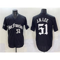 San Francisco Giants #51 Jung Hoo Lee Black Jereymy 'Gothic Fog Edition' Vapor Premier Limited Stitched Jersey