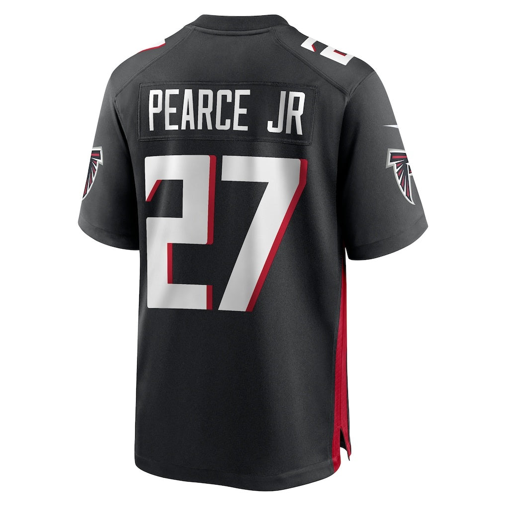 A.Falcons #27 James Pearce Jr. Black Jereymy 2025 Draft First Round Pick Game Player Jersey
