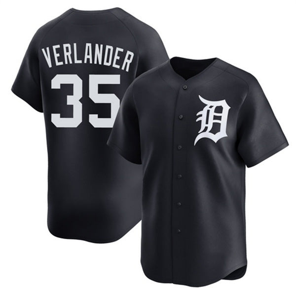 Detroit Tigers #35 Justin Verlander Black Jereymy 2026 Limited Stitched Jersey